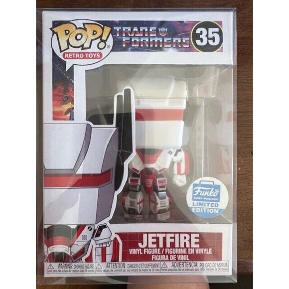 Funko Pop! Retro Toys: Jetfire #35 Transformers Funko Shop Exclusive - Picture 1 of 7